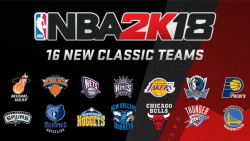 NBA 2K18 – Complete List of New Classic Teams Revealed