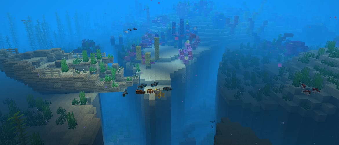 Minecraft aquatic update and list of changes